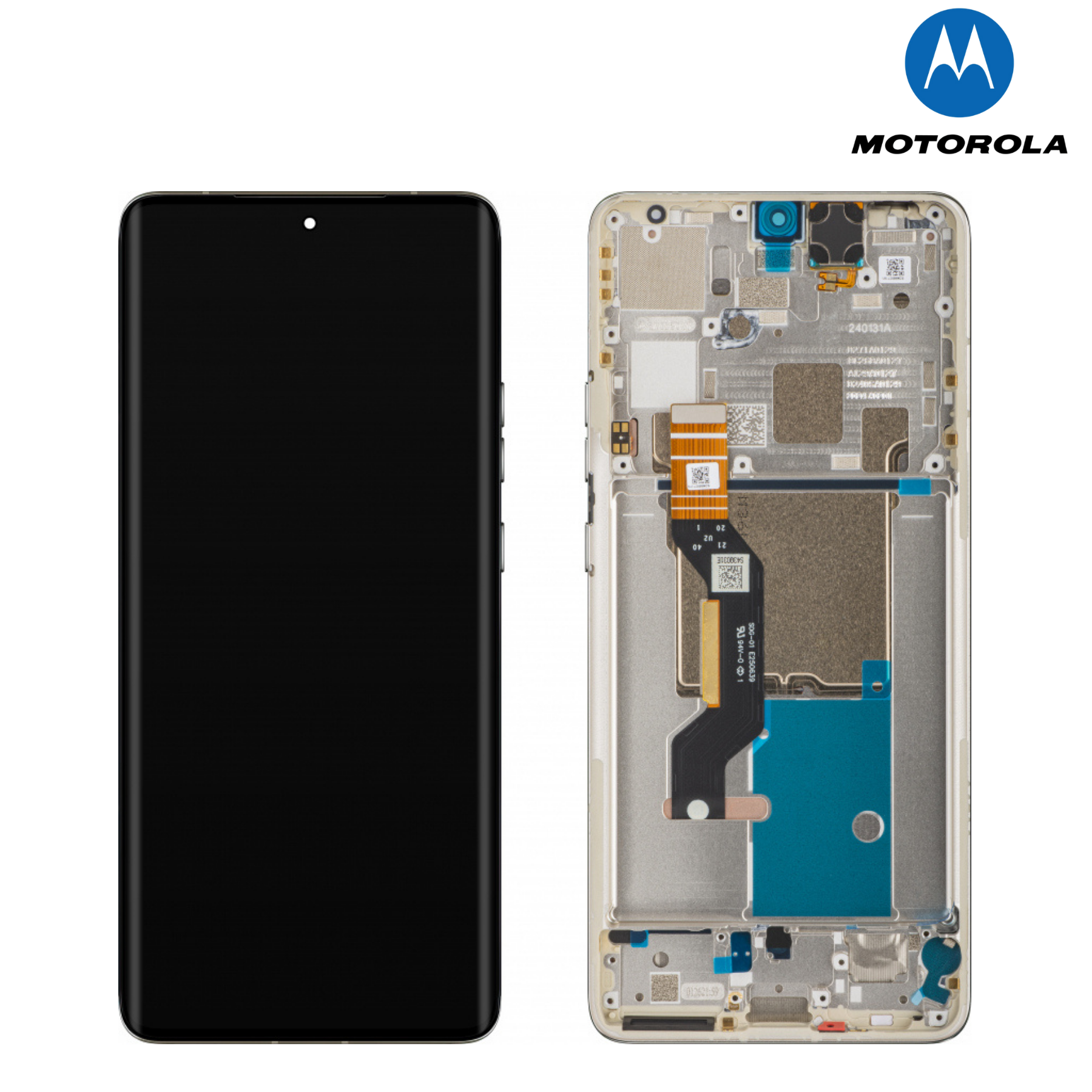 Motorola Moto E7 Plus Black Service Pack LCD